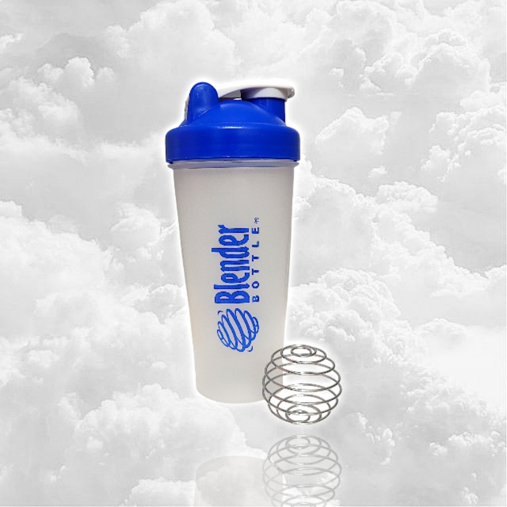 BlenderBottle Classic (1st Gen) Clear/Blue (Discontinued Style) 28-Ounce
